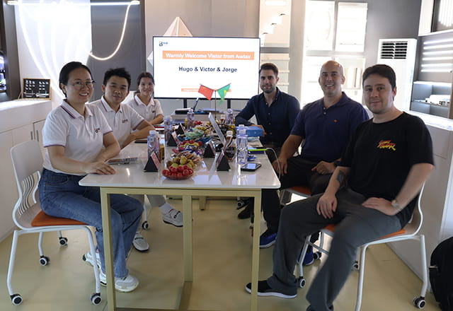 Business meeting with Baiwei customers