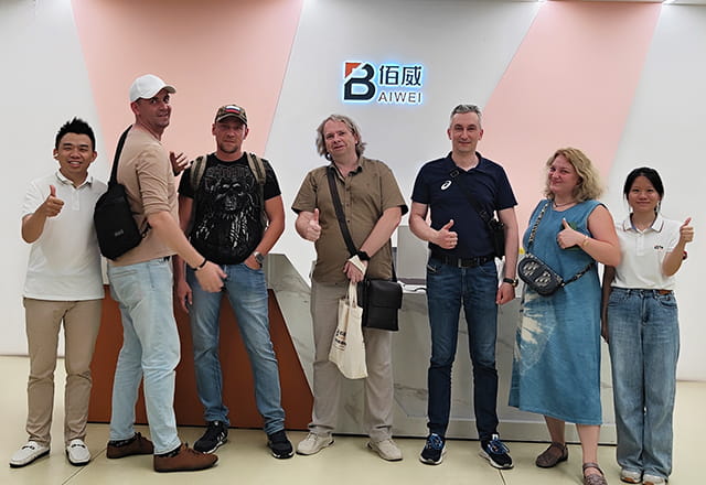 International clients with Baiwei team
