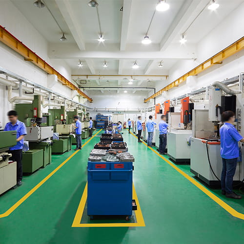 Precision mold tooling and development for OEM projects at Baiwei factory
