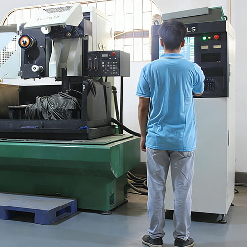 Precise wire-cutting EDM for complex mold structures by Baiwei