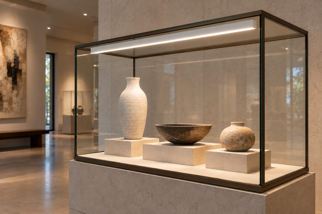 Baiwei glass showcase lighting