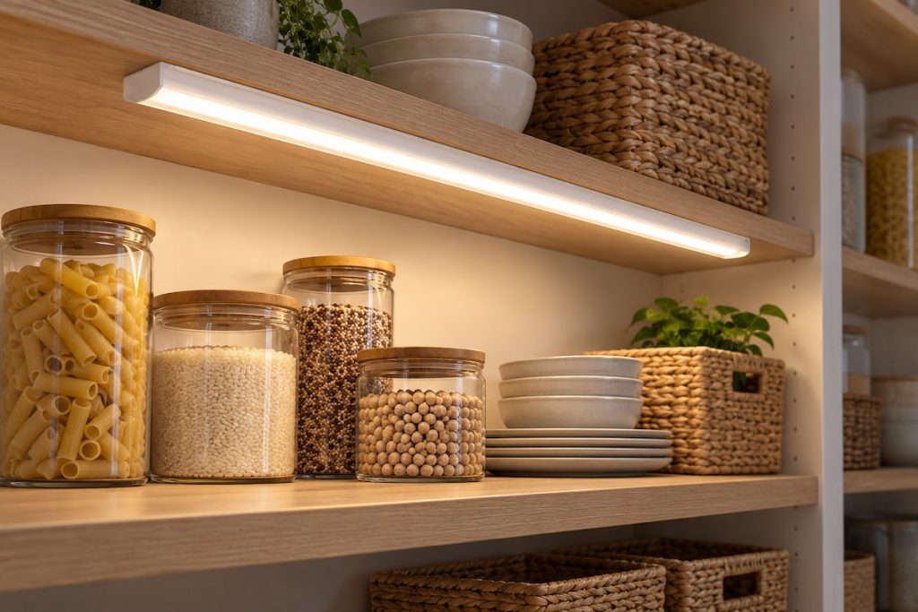 Baiwei storage shelf internal lighting